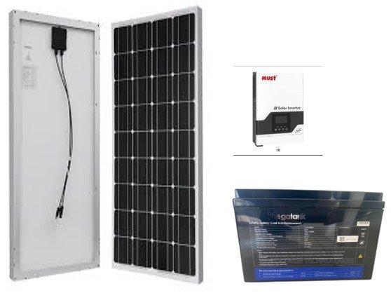 1000271881.jpg 1kva complete backup solar system with a lithium battery - Image 1